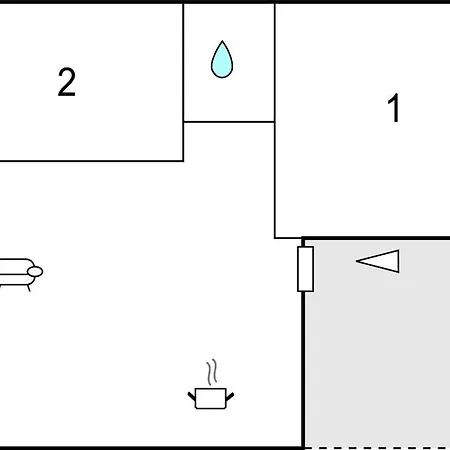 2 Bedroom Cozy In Nyaraló