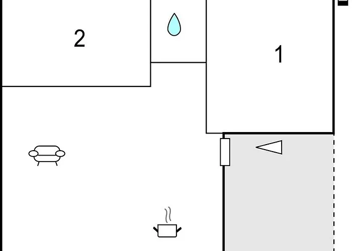 2 Bedroom Cozy In Casa de Férias